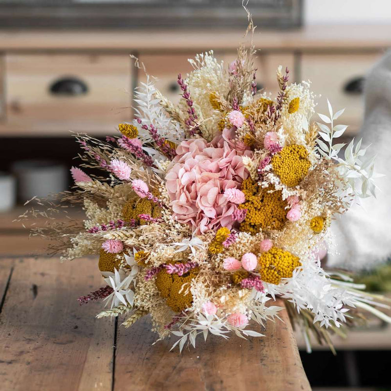 Bouquet de fleurs séchées
