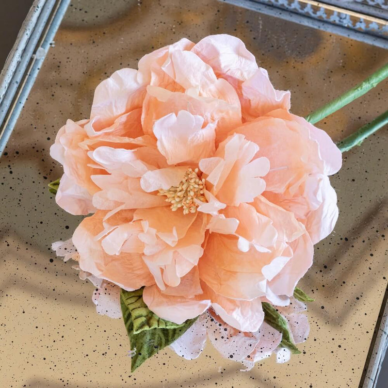 fleur-papier-flowrette-pivoine-couleur-corail