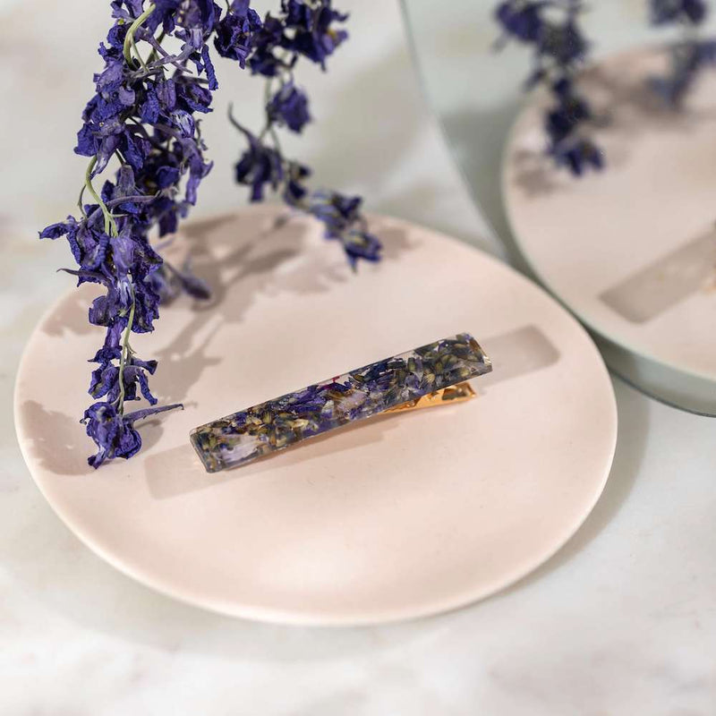 Barrette fleurie