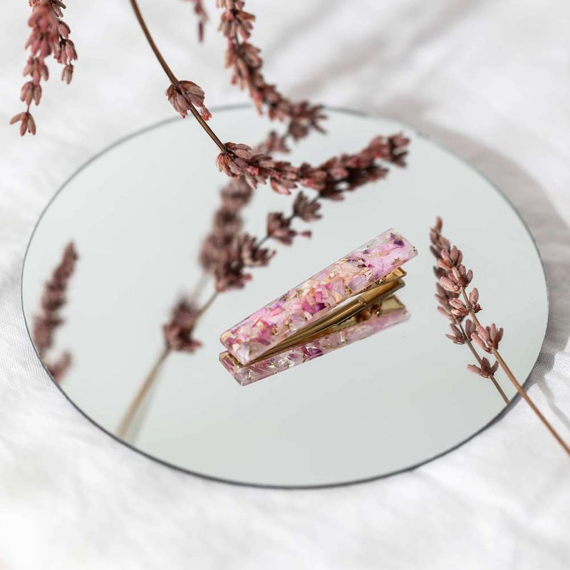 Barrette fleurie