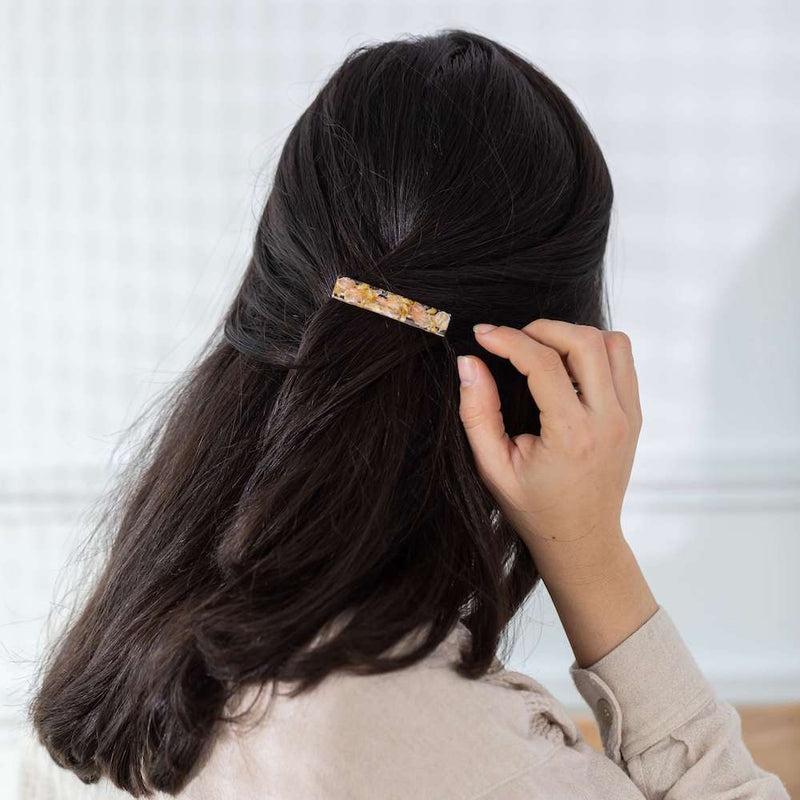 Barrette fleurie