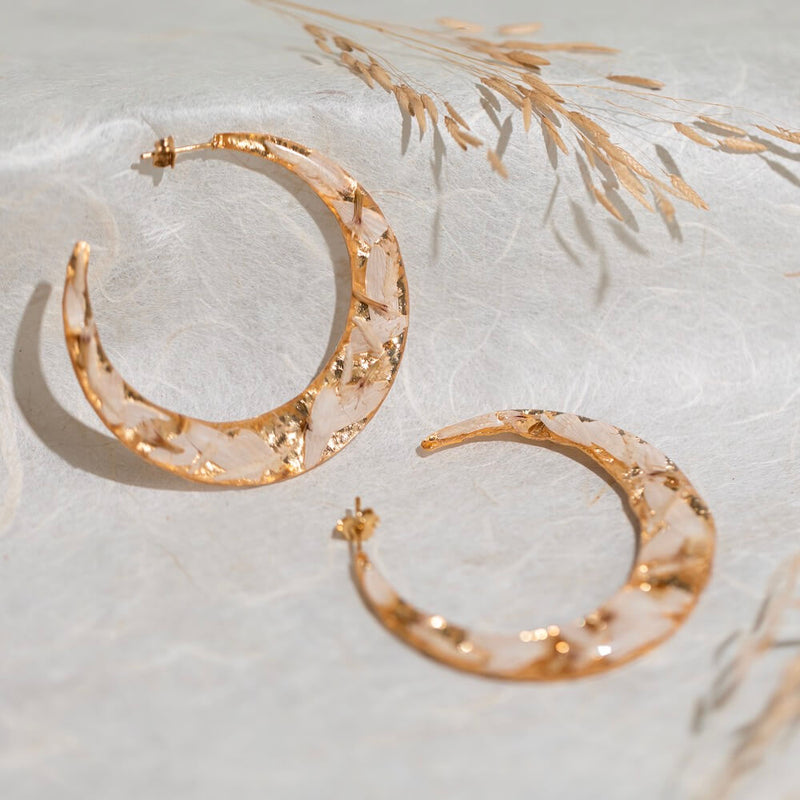 Grandes boucles d'oreilles Alba