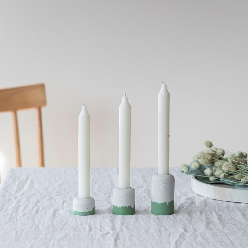 trio-bougeoirs-beton-vert-blanc