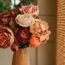 Bouquet fleurs en papier Mucha