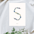 petite-affiche-herbier-lettre-flowrette-bleue