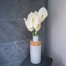 Flowrette-Kunstblumen. Anthurium-Flowrette-Creme