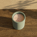 Glitzernde blaue Liebeskerze