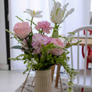 Bouquet Catherine fleurs artificielles, composition florale réaliste, déco intérieure, sans entretien