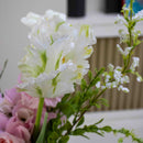 Bouquet Catherine fleurs artificielles, composition florale réaliste, déco intérieure, sans entretien