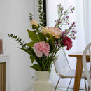 Bouquet Eleanor fleurs artificielles, composition florale réaliste, déco intérieure, sans entretien