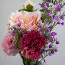 Bouquet Eleanor fleurs artificielles, composition florale réaliste, déco intérieure, sans entretien