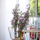 Gypsophile mauve artificielle à la tige x5, fausse fleur délicate, déco florale intérieure
