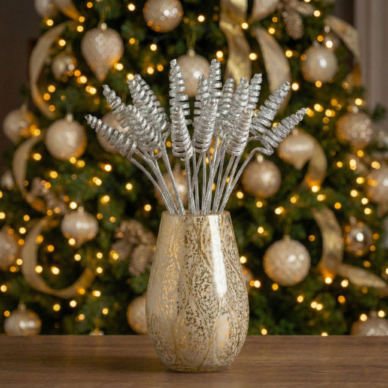 Getrockneter Kegelkegel Silber