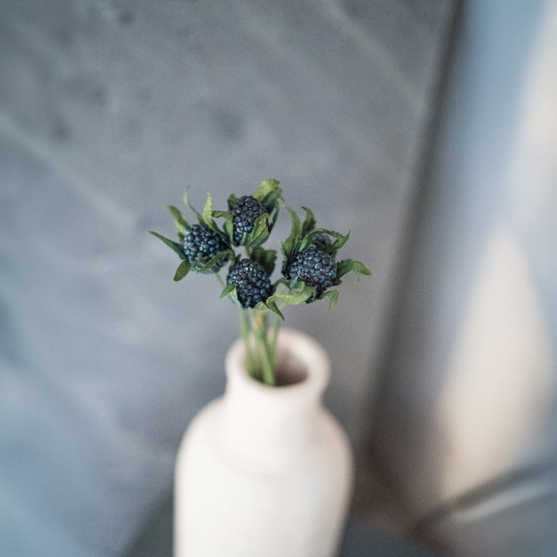 Panicaut-Distel aus türkisblauem Papier