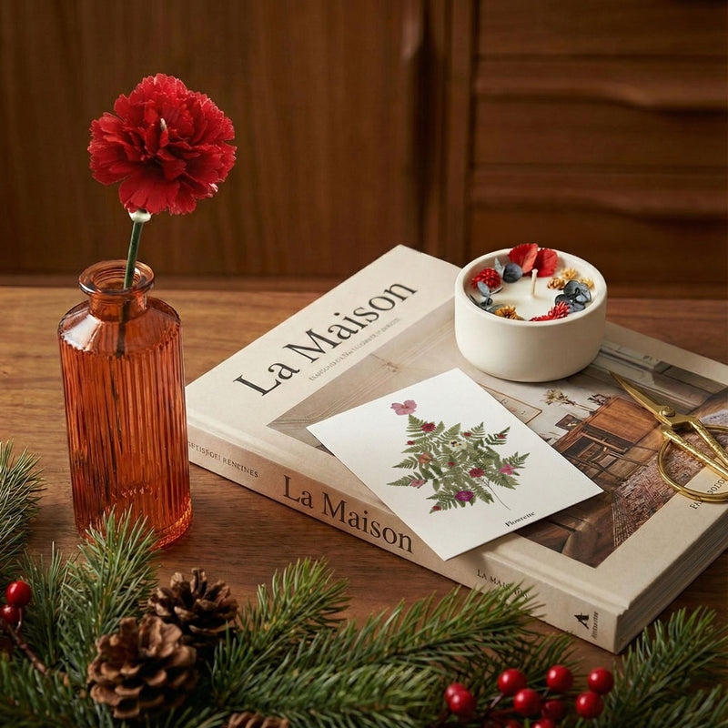 Blumige Weihnachtsbox