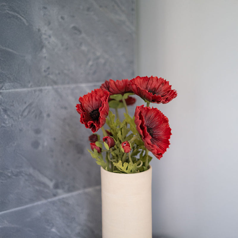 Roter künstlicher Mohn