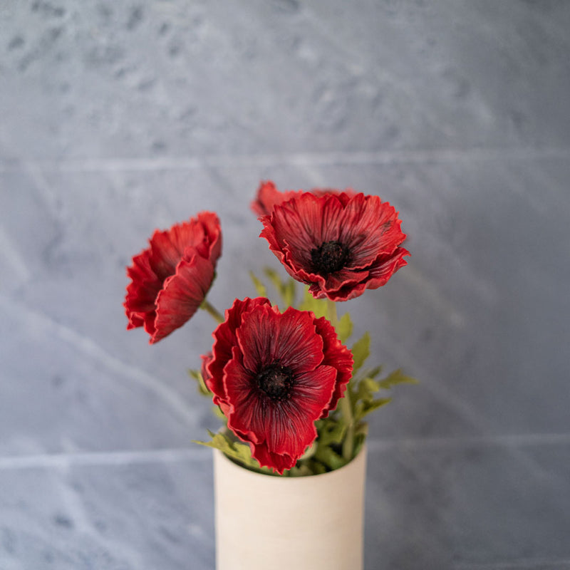 Roter künstlicher Mohn