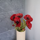 Roter künstlicher Mohn