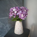 Marmorierte violette Papierhortensie