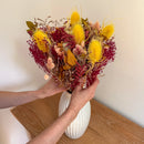 Bouquet fleurs séchées et stabilisées Edouard