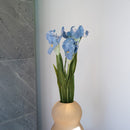 Iris en papier bleu fleur en papier flowrette