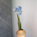Iris en papier bleu fleur en papier flowrette