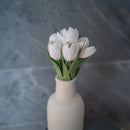 Mini-Tulpe aus weißem Papier