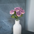 Rose Lady aus lila Papier