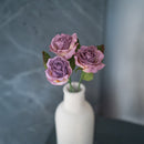 Rose Lady aus lila Papier