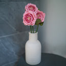 Englische Rose aus zartrosa Papier