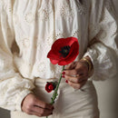 coquelicot-rouge-papier-double