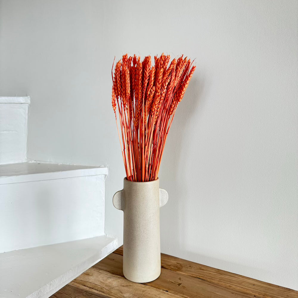 Botte fleurs séchées Blé Orange foncé