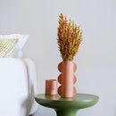 Orangefarbener Haferstiefel