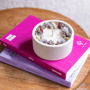 bougie-fleurie-parfum-de-cerise