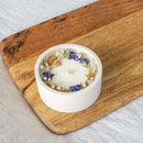 bougies-fleuries-bleu-verte