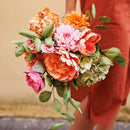 Bouquet fleurs en papier Claudel