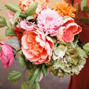 Bouquet fleurs en papier Claudel