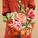 Bouquet fleurs en papier Claudel