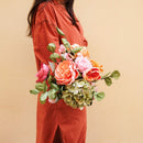 Bouquet fleurs en papier Claudel