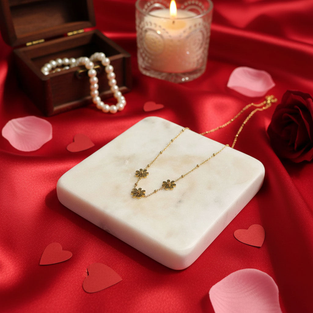 Gänseblümchen-Halskette