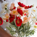 Strauß künstlicher Blumen pavoten