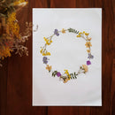 Rundes Frühlingsherbarium A4