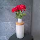 Flowrette-Kunstblumen. Ranunkeln-Fuchsia-Flowrette