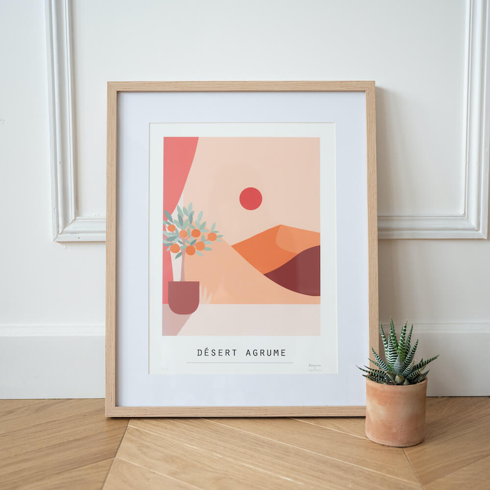 affiche-pramax-flowrette-desert-agrume