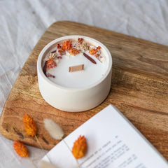 Bernsteinblumenkerze