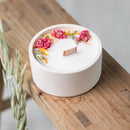 bougie-fleurie-parfum-lin-flowrette-artisanale