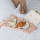 Vide-poches en béton marbré beige